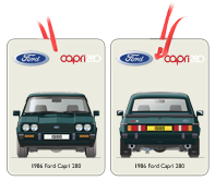 Ford Capri MkIII Capri 280 1986 Air Freshener